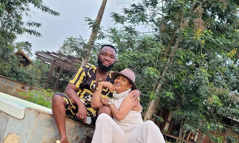 Nana Ama McBrown and her husband