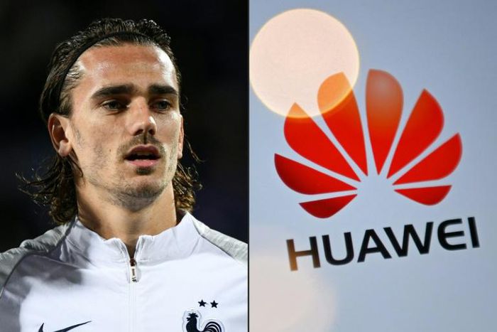 Antoine Griezmann has been a Huawei brand ambassador since 2017, the year before he won the World Cup with France