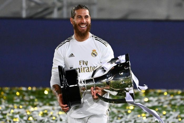 Sergio Ramos won five Spanish league titles with Real, the last of them in July 2020