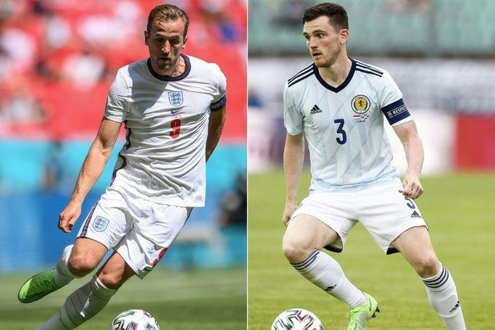 Old enemies: England face Scotland for just the second time at a major tournament on Friday