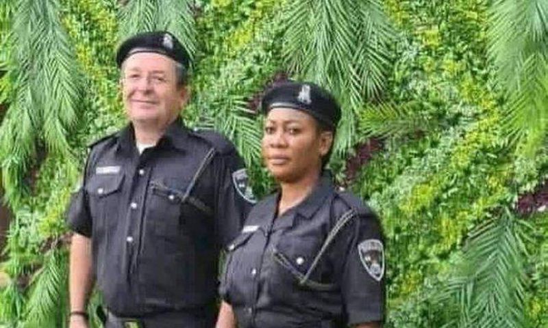 Nigerians raise alarm as white man gets recruited into their police service