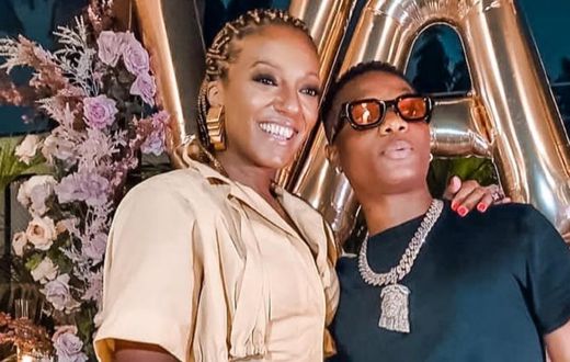 Nana Addo's daughter Valerie with Wizkid on her birthday