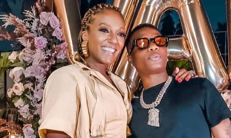 Nana Addo's daughter Valerie with Wizkid on her birthday