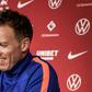 Julian Nagelsmann told a press conference in Leipzig that he would not return from Munich in a Volkswagen van to collect the club's best players