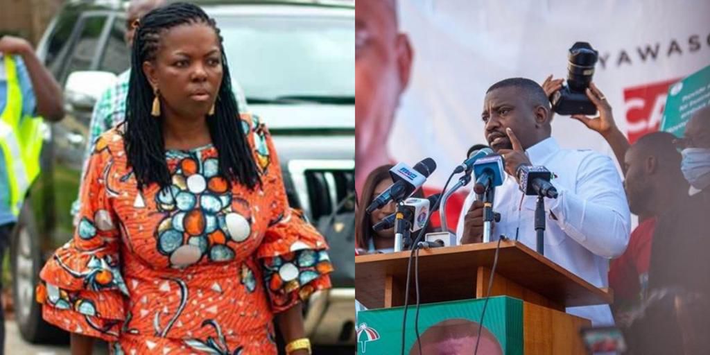 John Dumelo and Lydia Alhassan clash at 3FM debate (Video)