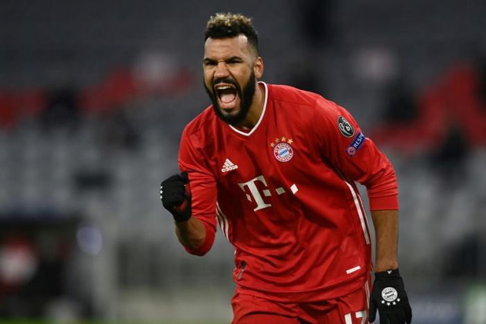On target: Bayern Munich's Eric Choupo-Moting celebrates
