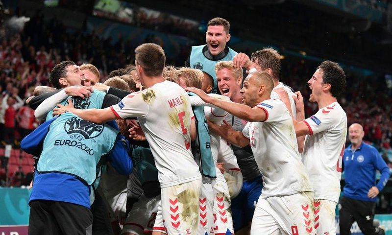Denmark romped to a famous victory in Copenhagen
