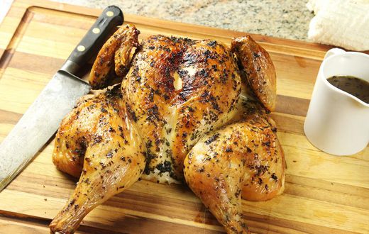 Roasted full chicken