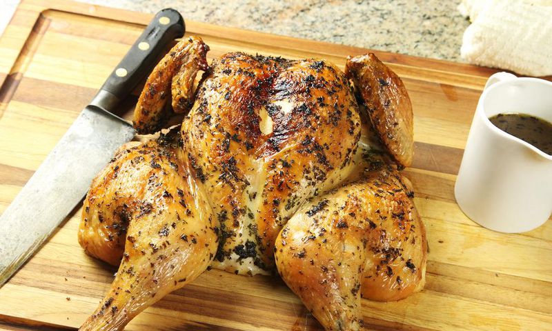 Roasted full chicken