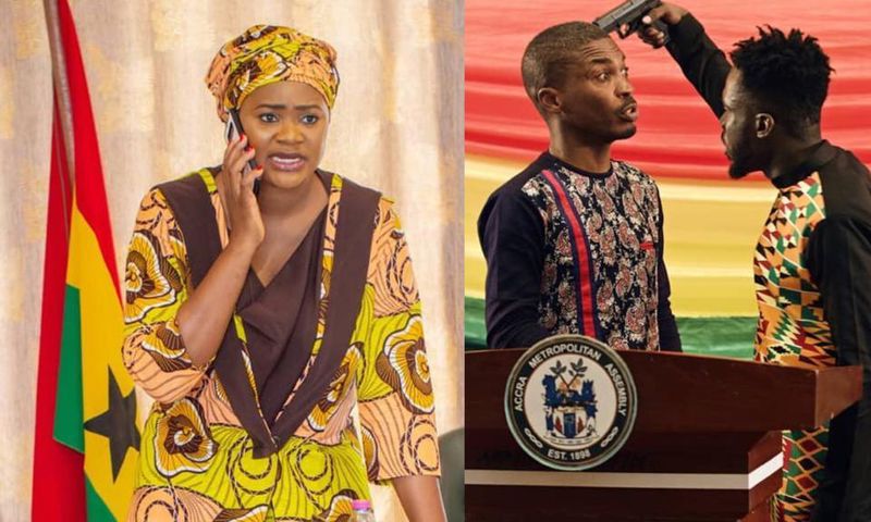Kafui Danku, Clemento Suarez and Kobi Rana in Freedom and Justice movie