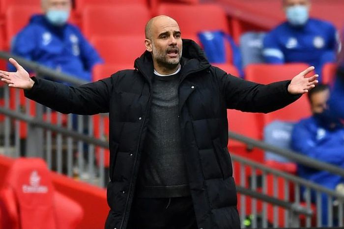 Manchester City manager Pep Guardiola criticised plans for a European Super League despite his club being one of 12 teams to sign up to proposals