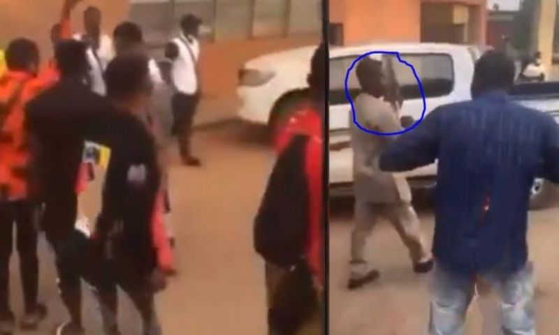 University students on a rampage as lecturer brings “loaded gun” to exam hall for invigilation