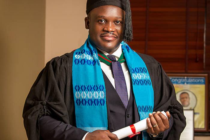 Sam George graduates with Master’s Degree in Conflict, Peace and Security