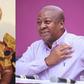 John Mahama and mother