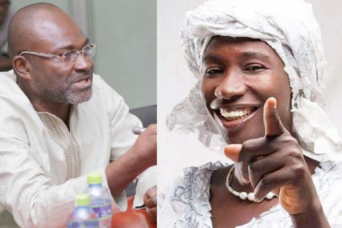 Kennedy Agyapong and Cecelia Marfo