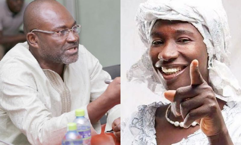 Kennedy Agyapong and Cecelia Marfo
