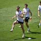Gareth Bale (L) and Wales have to contend with strong Turkish support in Baku