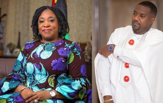 Ayorkor Botchway and John Dumelo