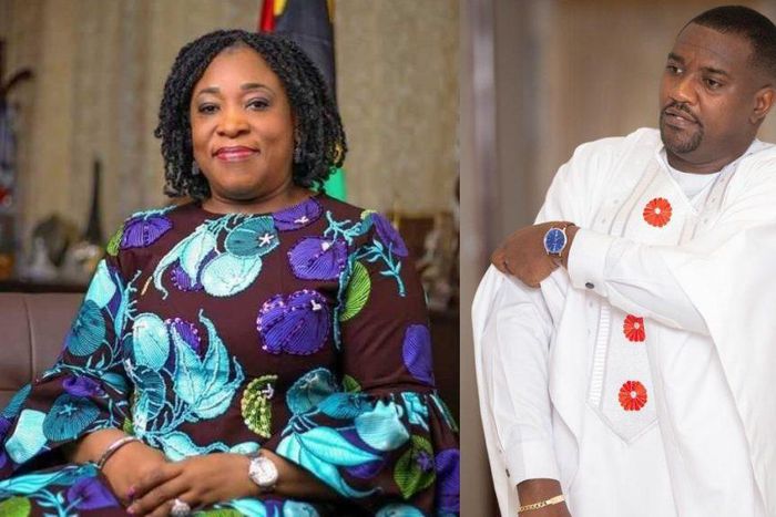 Ayorkor Botchway and John Dumelo