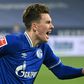 Schalke's teenage US forward Matthew Hoppe celebrates his hat-trick