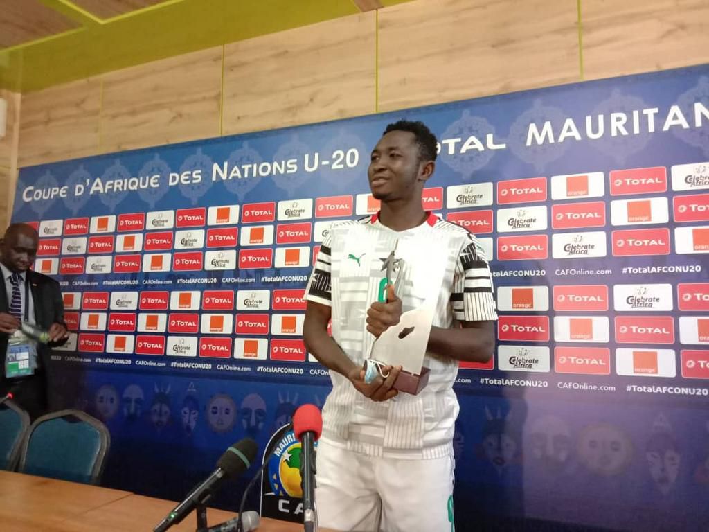 Percious Boah named man of the match against Gambia