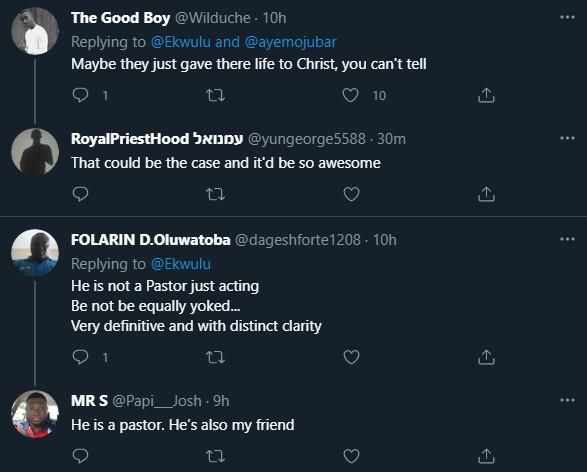 Masquerades kneel as pastor prays for them in public