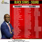 Black Stars squad