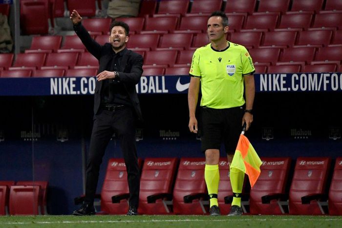 Diego Simeone admitted there is anxiety in his squad as Atletico Madrid look to clinch the La Liga title on Sunday.