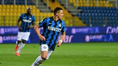 Chilean forward Alexis Sanchez scored his first brace for Inter Milan.