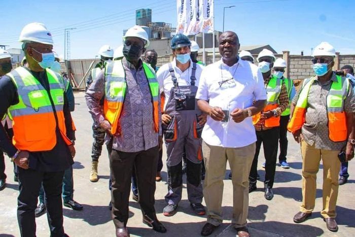 Alan visits Ibrahim Mahama’s cement plant