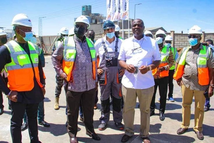 Alan visits Ibrahim Mahama’s cement plant