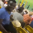 Hearts of Oak fan goes viral for eating banku inside stadium during live match