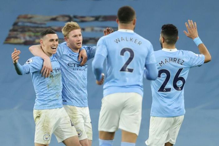 Manchester City are on track for a unique quadruple