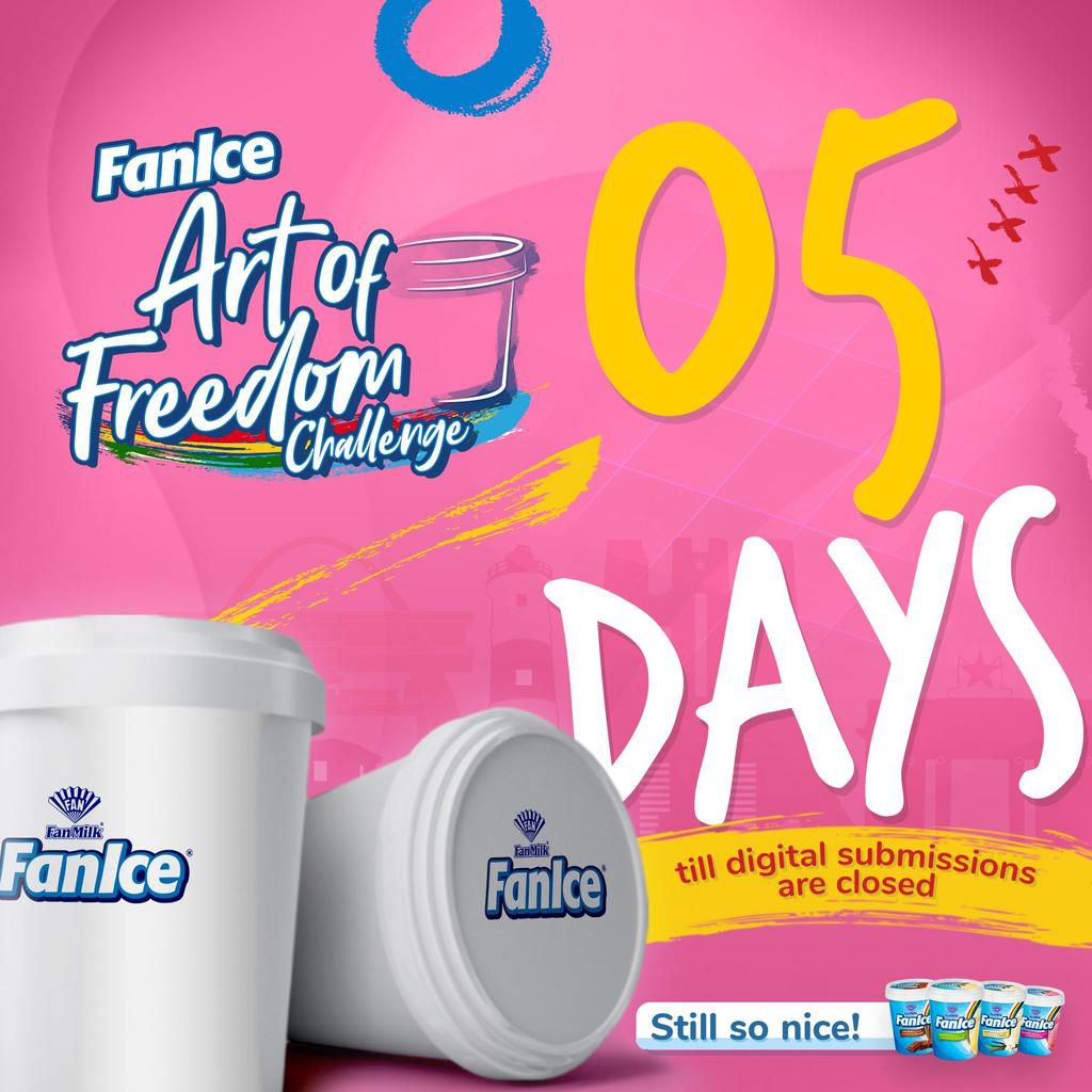 GHc 30,000 Up for grabs! FanIce Art of Freedom Challenge closes March 21