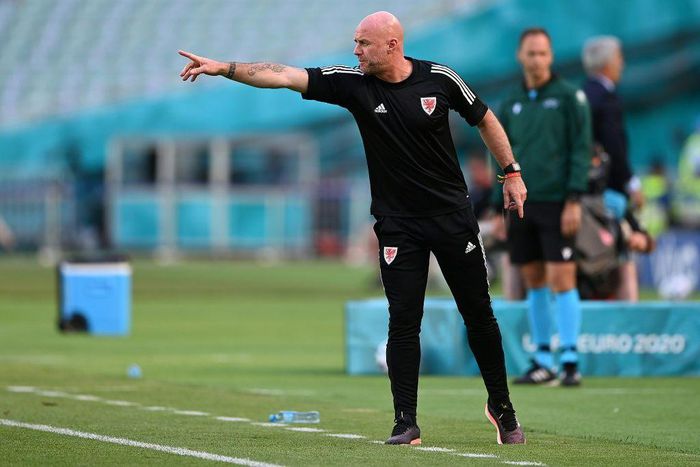 Coach Robert Page made 41 appearances for Wales as a player