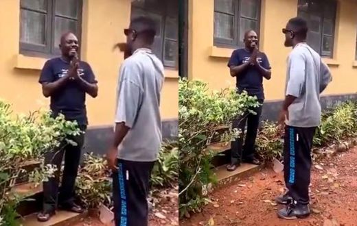Sarkodie surprises a man