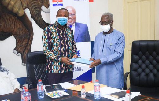 Osafo-Maafo presents his report