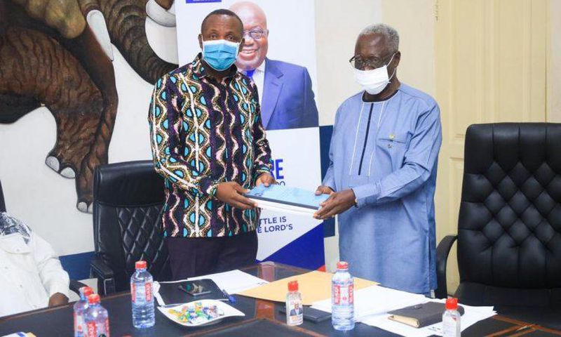 Osafo-Maafo presents his report