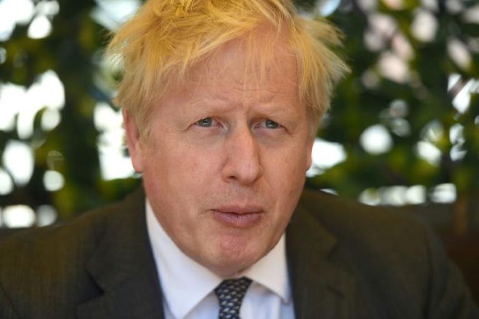 British Prime Minister Boris Johnson is holding talks over the proposed European Super League