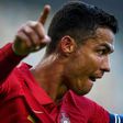 Portugal forward Cristiano Ronaldo celebrates his 104th international goal
