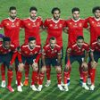 Al Ahly pose before defeating fellow Egyptian club Zamalek in the 2020 CAF Champions League final in Cairo last November