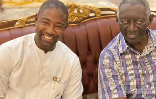 Dr Okoe Boye and President Kufour