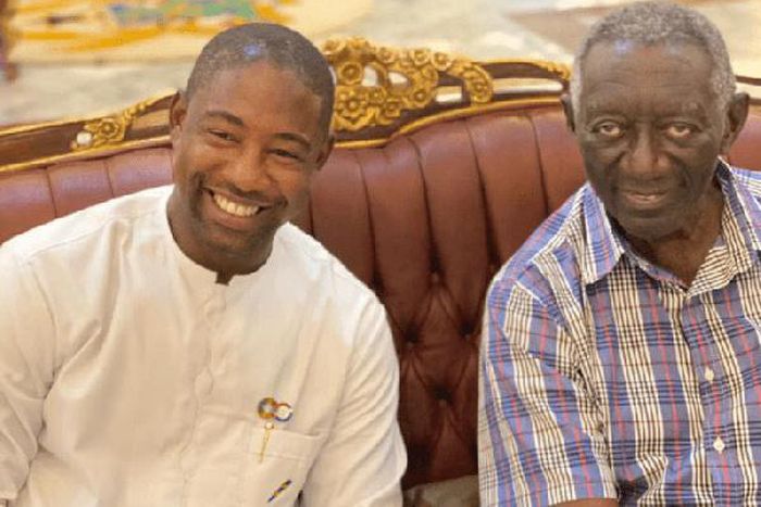 Dr Okoe Boye and President Kufour