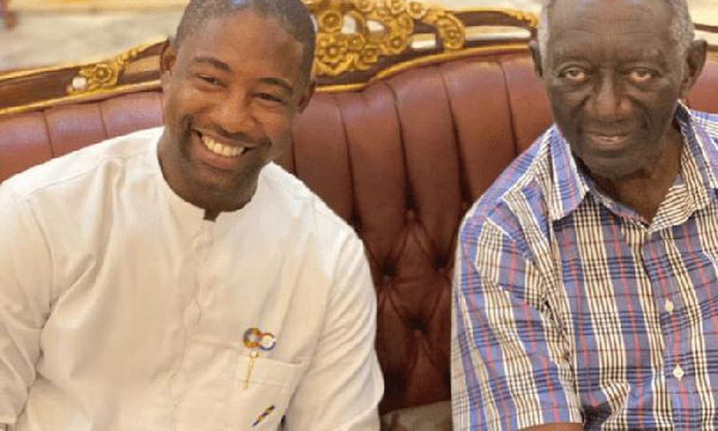 Dr Okoe Boye and President Kufour