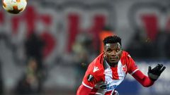 Red Star Belgrade forward El Fardou Mohamed Ben Nabouhane is a star of the Comoros team that has reached the Africa Cup of Nations finals for the first time.