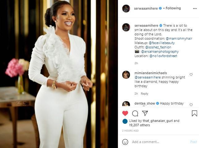 Serwaa Amihere birthday post