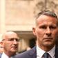 Wales manager and former Manchester United star Ryan Giggs leaves Manchester Crown Court
