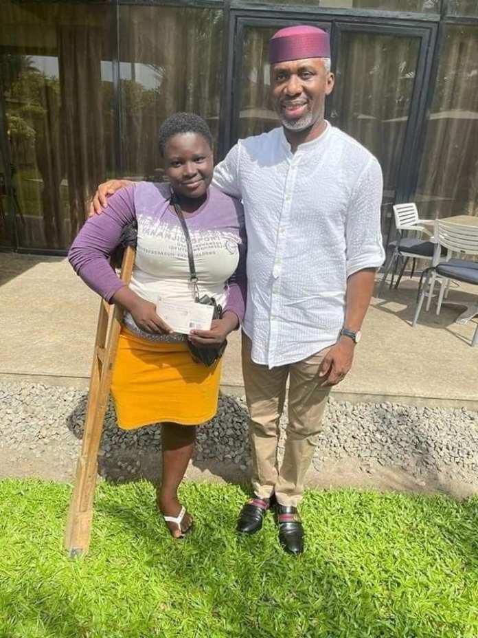 Amputee ‘pure water’ seller gets help from politician to leave the street