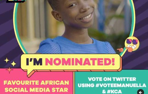 Emanuella has won her first Nickelodeon Kids' Choice awards [YabaleftOnline]