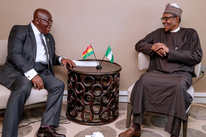 Buhari meets Ghana President to discuss attacks on Nigerian traders